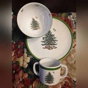 Spode Melamine 3 piece Child’s Dinner Set